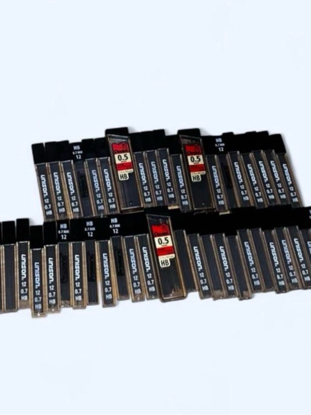0.5mm HB Mechanical Pencil Leads - Black Refill (Pack)